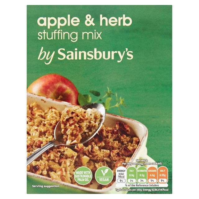 Sainsbury's Apple & Herb Stuffing Mix 130g - gallery image 1
