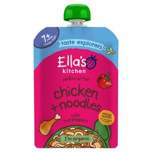 Ella's Kitchen Organic Chicken & Noodles Baby Food Pouch 7+ Months 130g