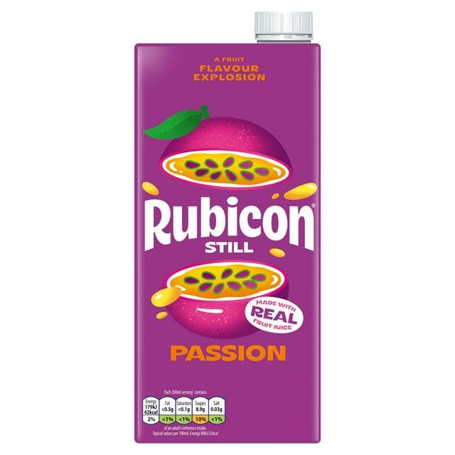 Rubicon Passion Fruit Juice Drink 1L - gallery image 1