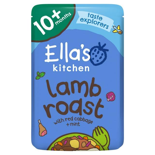 Ella's Kitchen Organic Lamb Roast Dinner Baby Food Pouch 10+ Months 190g - gallery image 1