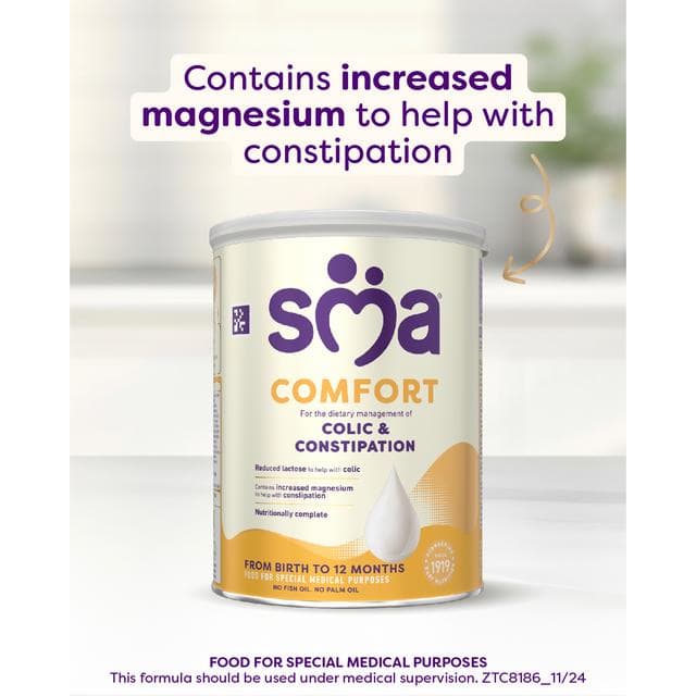 SMA Comfort Easy to Digest Baby Milk Powder Formula From Birth 800g - gallery image 3