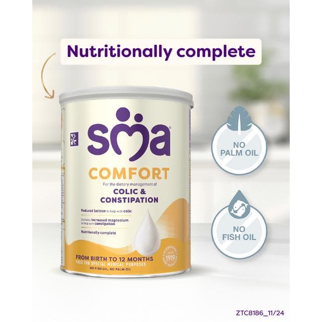 SMA Comfort Easy to Digest Baby Milk Powder Formula From Birth 800g - gallery image 4