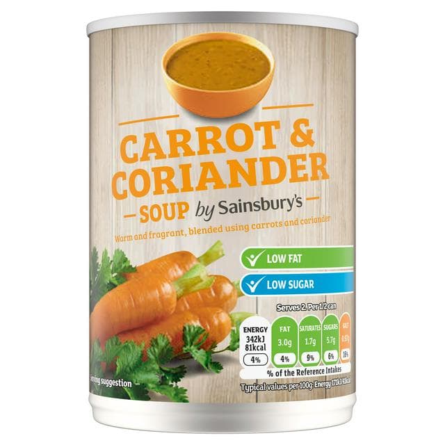 Sainsbury's Carrot & Coriander Soup 400g - gallery image 1