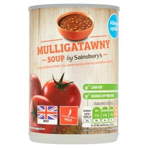 Sainsbury's Mulligatawny Soup 400g
