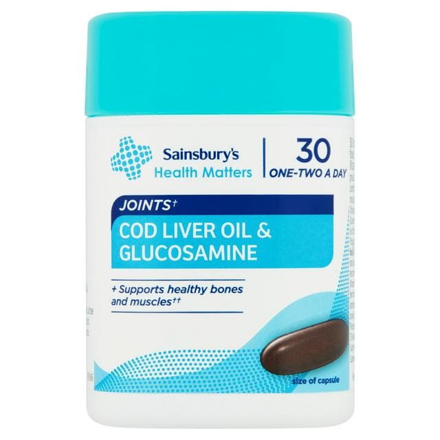 Sainsbury's Cod Liver Oil & Glucosamine x30 - gallery image 1