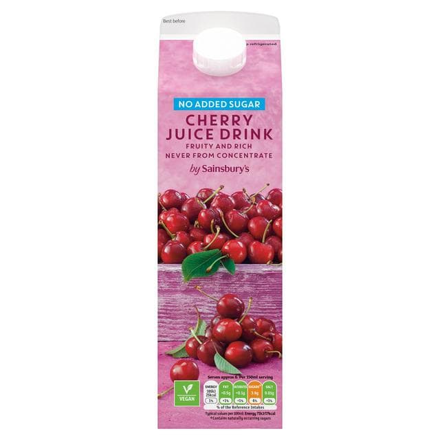 Sainsbury's Cherry Juice Drink 1L - gallery image 1