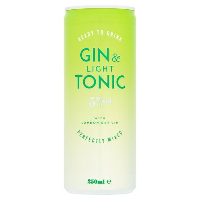 Sainsbury's Gin & Diet Tonic 250ml - gallery image 1