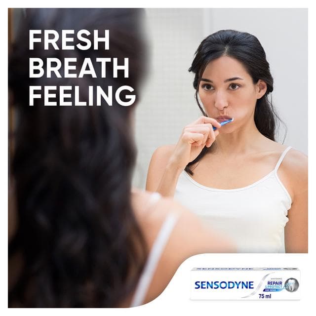 Sensodyne Whitening Repair & Protect Fluoride Daily Toothpaste 75ml - gallery image 6