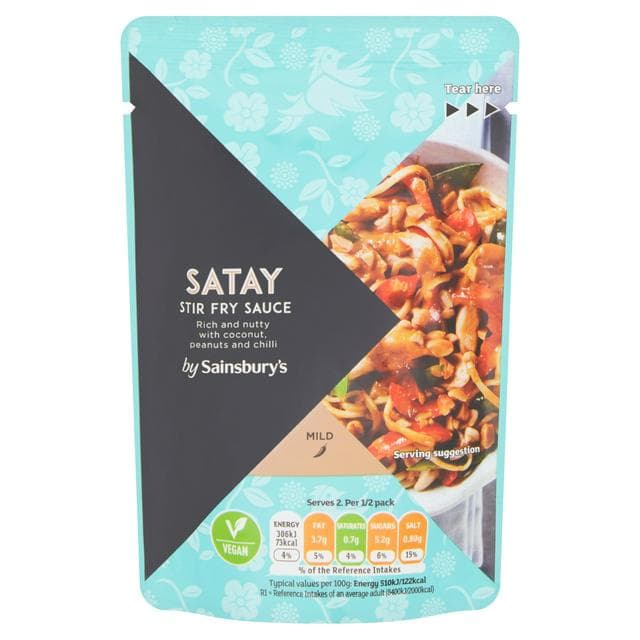 Sainsbury's Satay Stir Fry Sauce 120g - gallery image 1