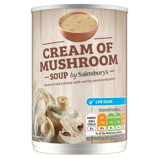Sainsbury's Cream Of Mushroom Soup 400g - gallery image 1
