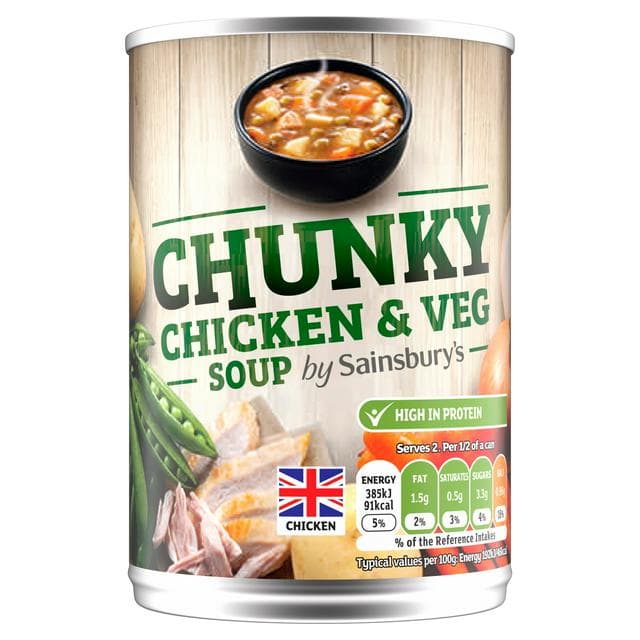 Sainsbury's Chunky Chicken & Vegetable Soup 400g - gallery image 1