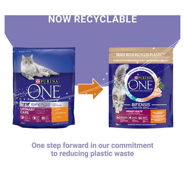 Purina One Urinary Health Chicken Dry Cat Food 750g - gallery image 6
