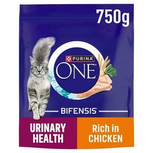 Purina One Urinary Health Chicken Dry Cat Food 750g