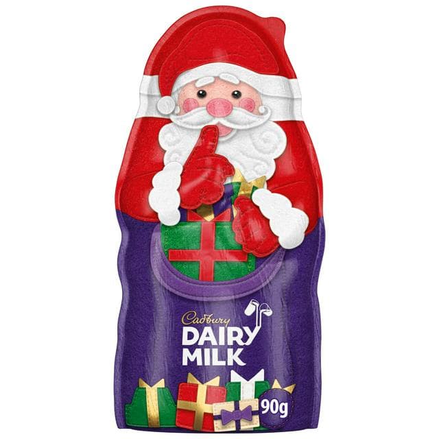 Cadbury Dairy Milk 90g Chocolate Hollow Santa - gallery image 1