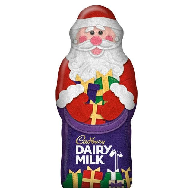 Cadbury Dairy Milk 100g Christmas Chocolate Santa Hollow Figure - gallery image 1