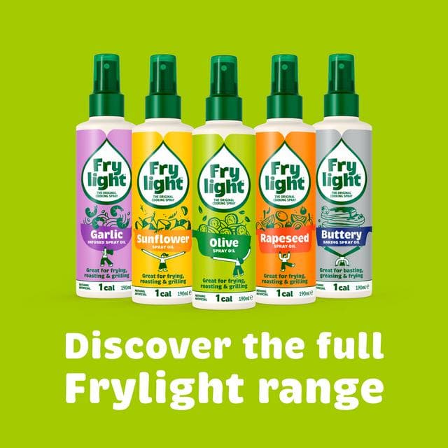 Frylight 1 Cal Golden Sunflower Oil Cooking Spray 190ml - gallery image 3