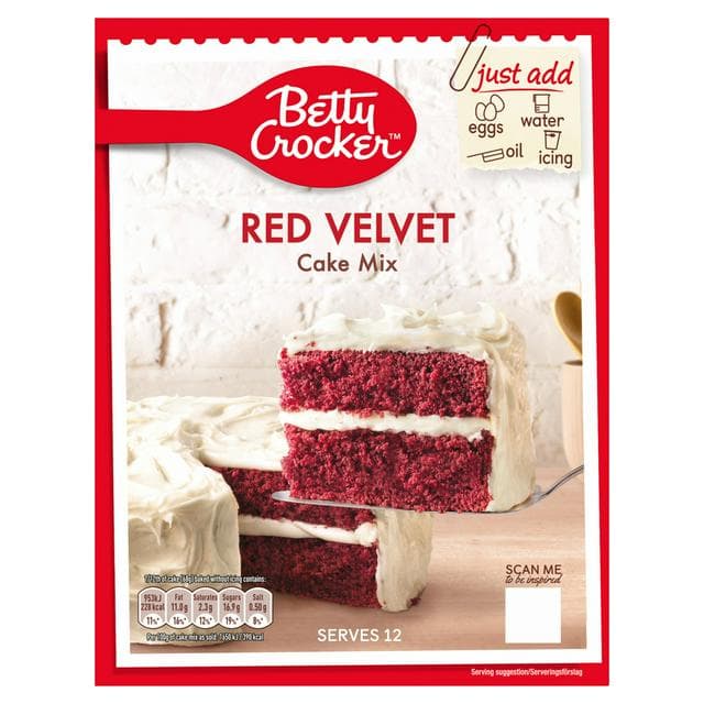 Betty Crocker Red Velvet Chocolate Cake Mix 450g - gallery image 1