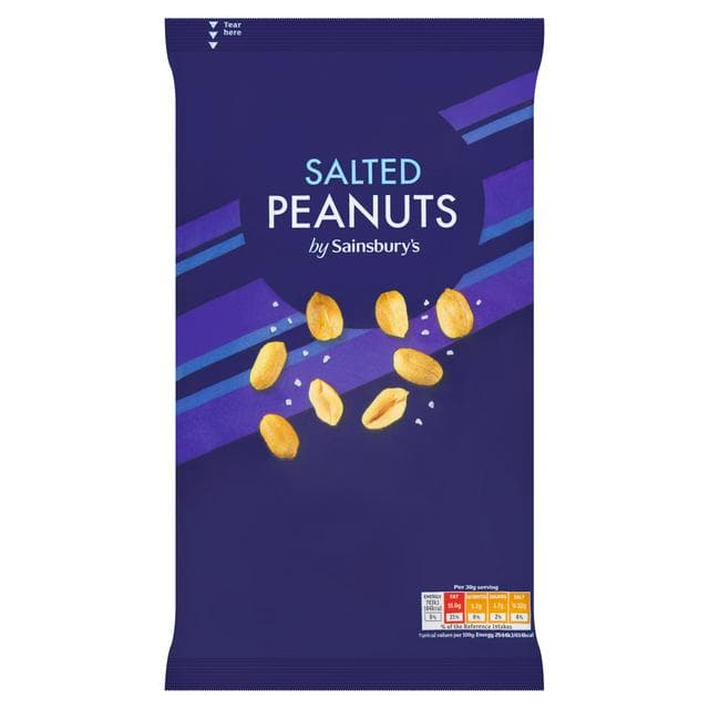 Sainsbury's Salted Peanuts 550g - gallery image 1