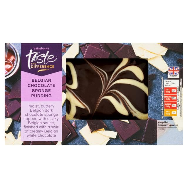 Sainsbury's Chocolate Sponge Pudding, Taste the Difference 400g - gallery image 1