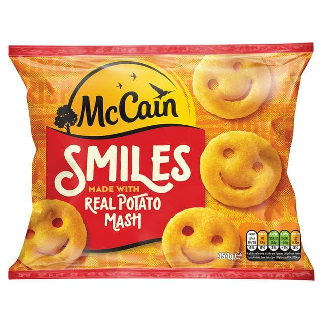 McCain Potato Smiles 454g - gallery image 1