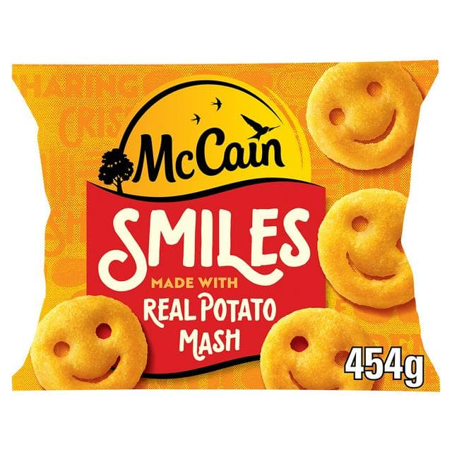 McCain Potato Smiles 454g - gallery image 1