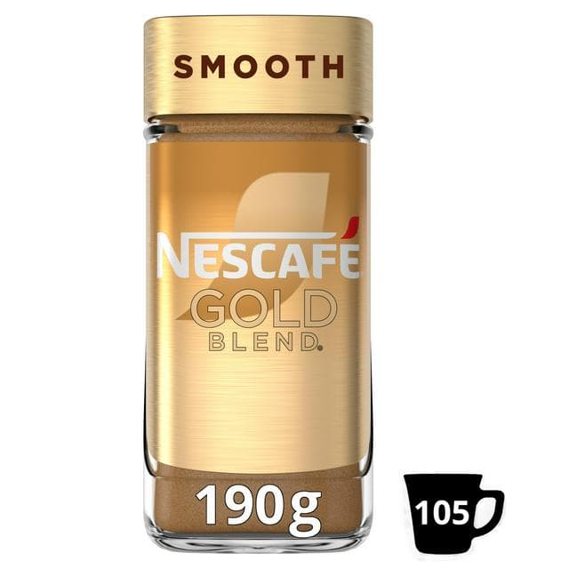 Nescafe Gold Blend Smooth Instant Coffee 190g - gallery image 1