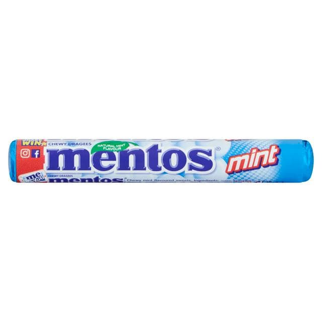 Mentos Mint Chewy Dragees 38g - gallery image 1