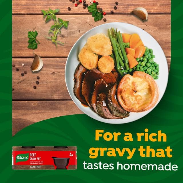 Knorr Gravy Pot Beef 4x28g - gallery image 4
