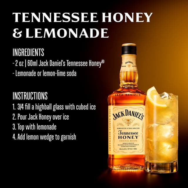 Jack Daniel's Tennessee Honey Whiskey 70cl - gallery image 4