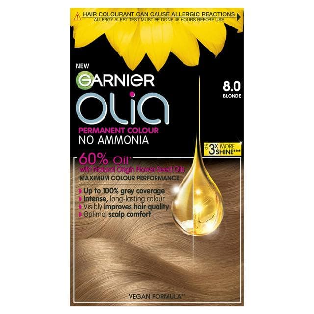 Garnier Olia Permanent No Ammonia Hair Dye Blonde 8.0 - gallery image 1