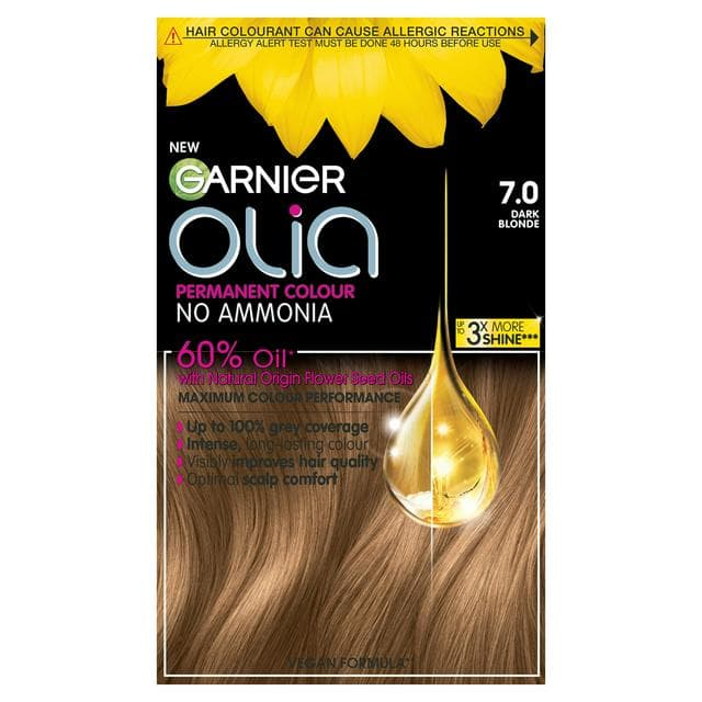 Garnier Olia 7.0 Dark Blonde Permanent Hair Dye - gallery image 1