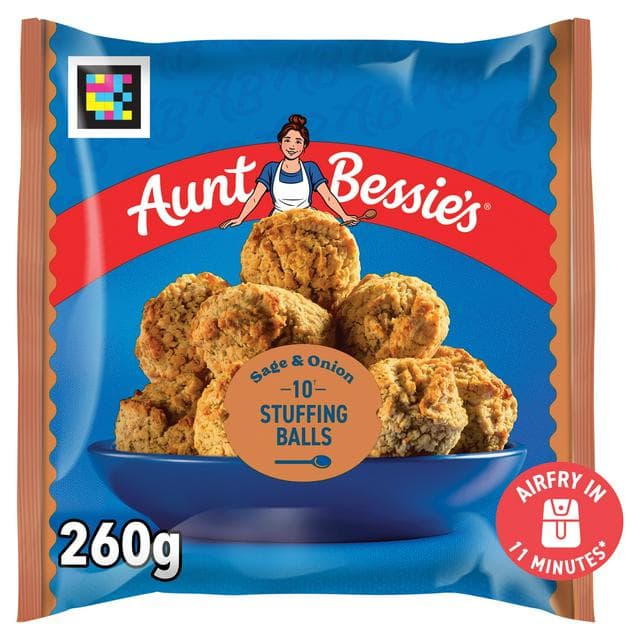 Aunt Bessie’s 10 x Sage & Onion Stuffing Balls 260g - gallery image 1