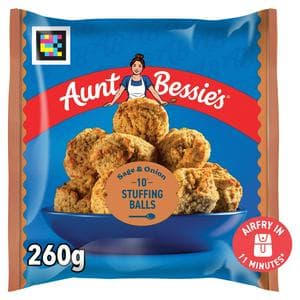 Aunt Bessie’s 10 x Sage & Onion Stuffing Balls 260g