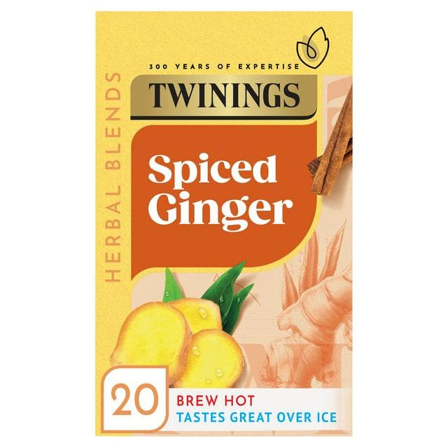 Twinings Spiced Ginger Tea, 20 Tea Bags - gallery image 1
