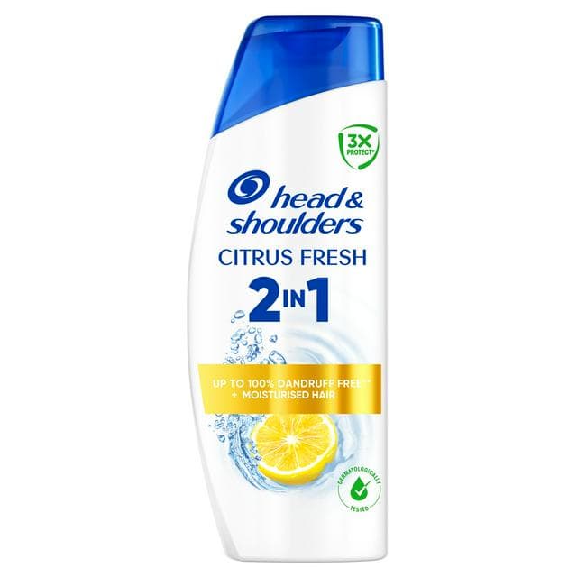 Head & Shoulders Citrus Fresh Anti-Dandruff 2 in 1 Shampoo 330ml - gallery image 1