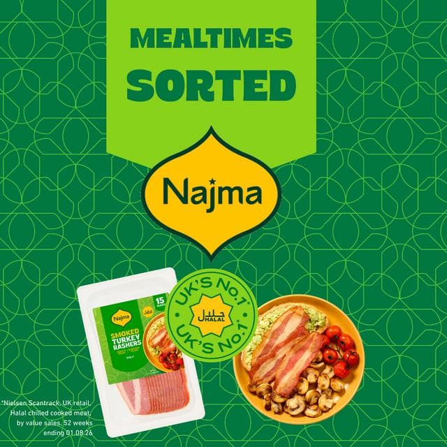 Najma Smoked Sliced Turkey Rashers 150g - gallery image 2