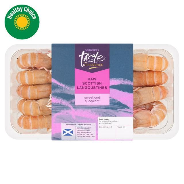 Sainsbury's Frozen Scottish Langoustines, Taste the Difference 500g - gallery image 1