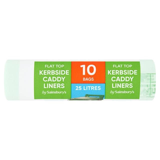 Sainsbury's Kerbside Compostable Caddy Liners x10 - gallery image 1