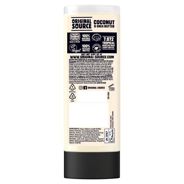 Original Source 250ml Coconut & Shea Butter Shower Gel - gallery image 2