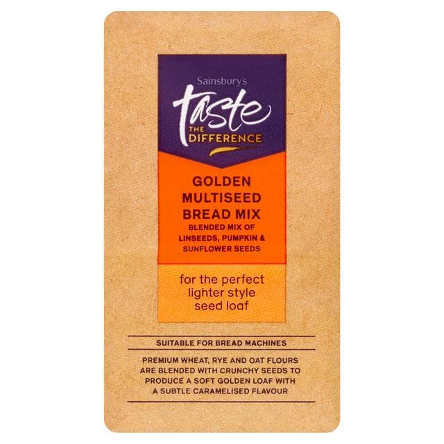 Sainsbury's Golden Multiseed Bread Mix, Taste the Difference 500g - gallery image 1
