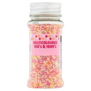 Sainsbury's Cake Decorations, Multi Coloured 100s & 1000s 80g