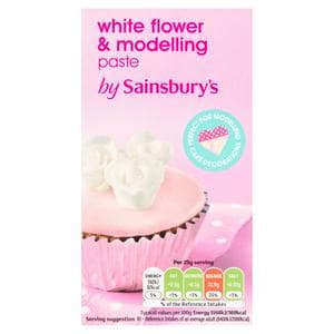 Sainsbury's White Flower & Modelling Icing 250g