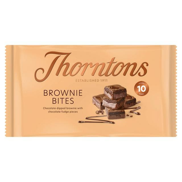 Thorntons Chocolate Fudge Brownie Mini Cake Bites x10 - gallery image 1