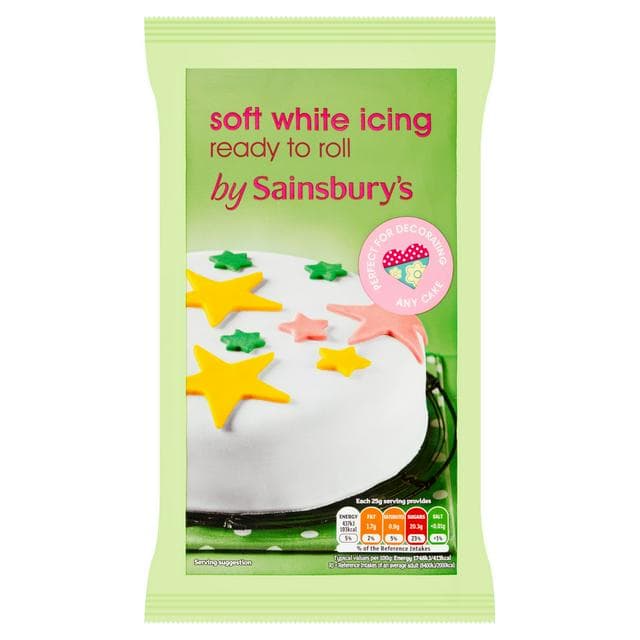 Sainsbury's Ready to Roll White Icing 1kg - gallery image 1