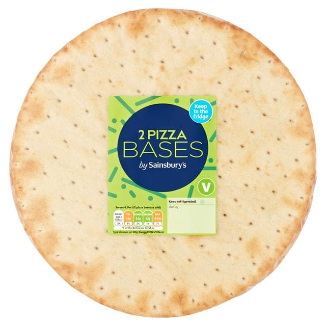 Sainsbury's Thin & Crispy 10" Pizza Base x2 260g - gallery image 1
