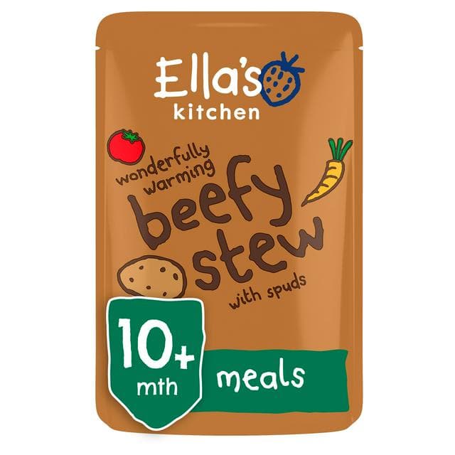 Ella's Kitchen Organic Beef Stew with Potatoes Baby Food Pouch 10+ Months 190g - gallery image 1