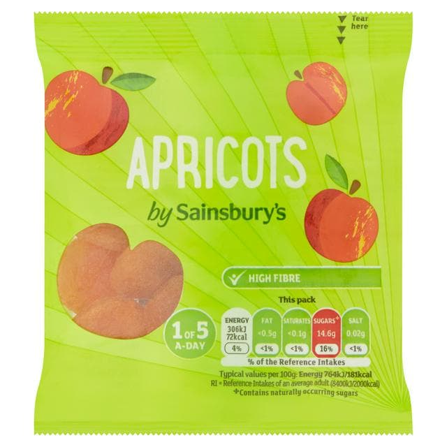 Sainsbury's Dried Apricots 40g - gallery image 1