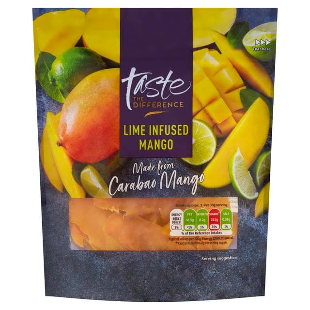 Sainsbury's Lime Infused Mango, Taste the Difference 100g - gallery image 1