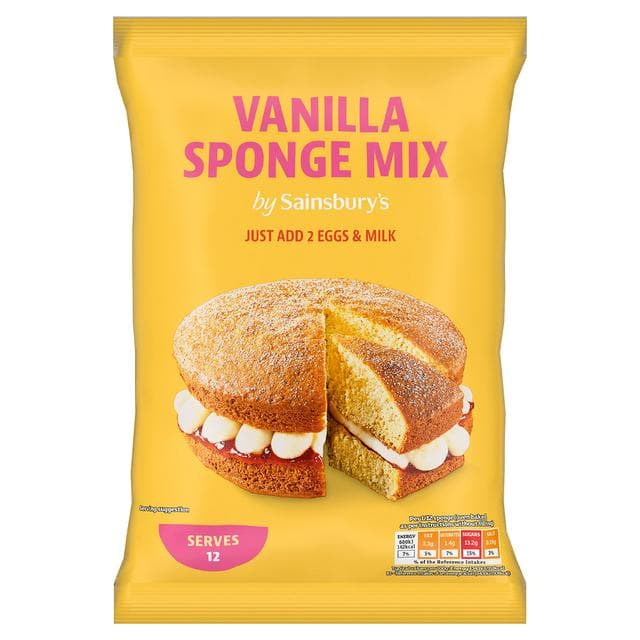 Sainsbury's Vanilla Sponge 400g - gallery image 1