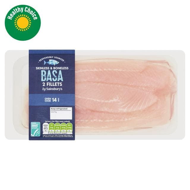 Sainsbury's Basa Fillets ASC 250g - gallery image 1